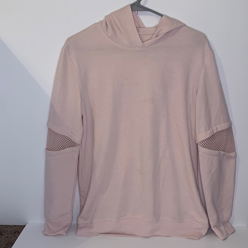 Light-weight pale pink Nordstrom’s hoodie